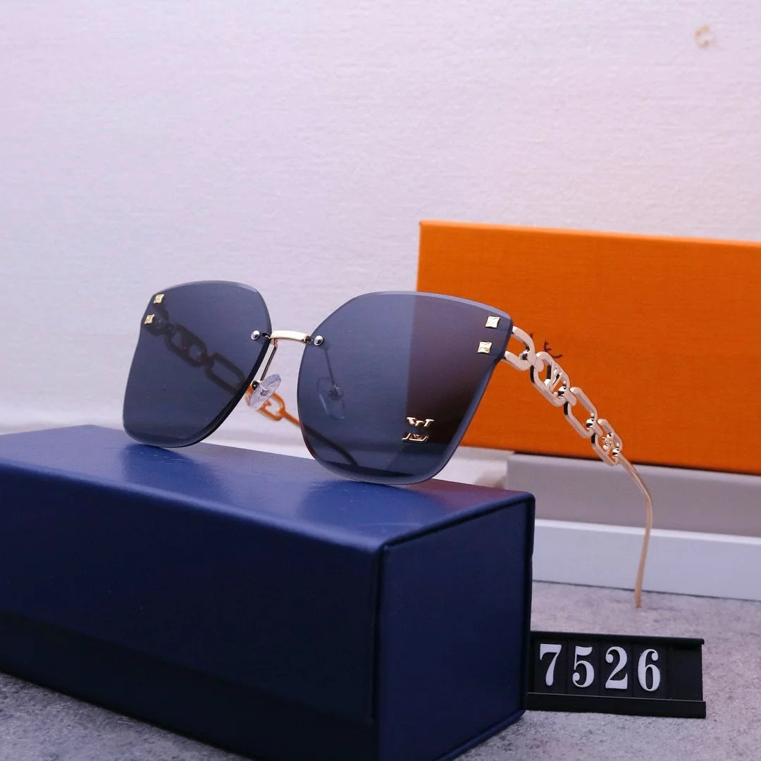 New popular men's and women's sunglasses, fashionable, trendy, personalized, high beauty, travel, sun protection