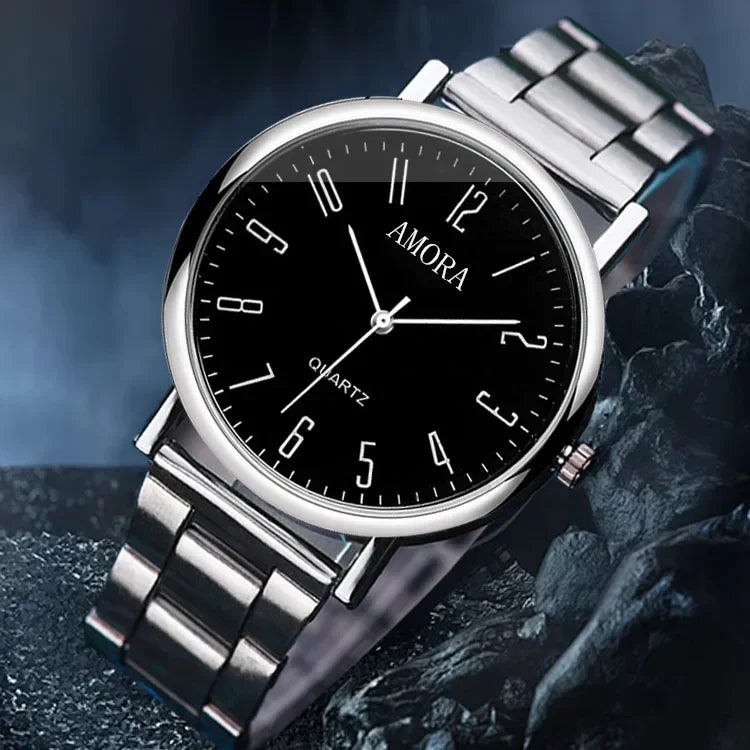 Man Watches Business Wristwatches Luxury Leather Strap Analog Quartz Watches for Men Clock Casual Men Women Watch Reloj Hombre