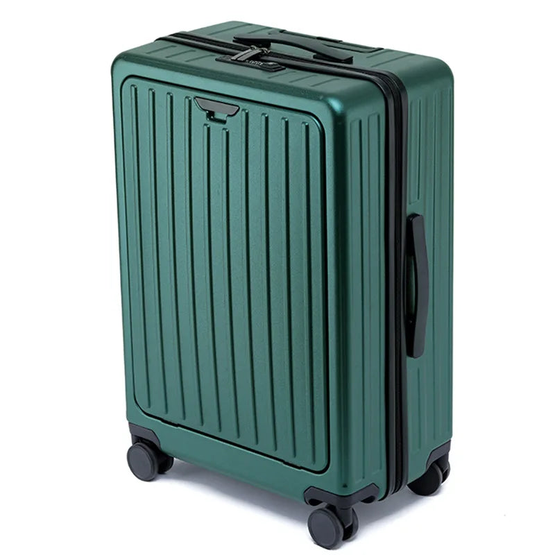 KLQDZMS 20"22"24"26 Inch Luggage New Universal Multifunctional Business Trolley Case Boarding Box with Wheels Rolling Suitcase