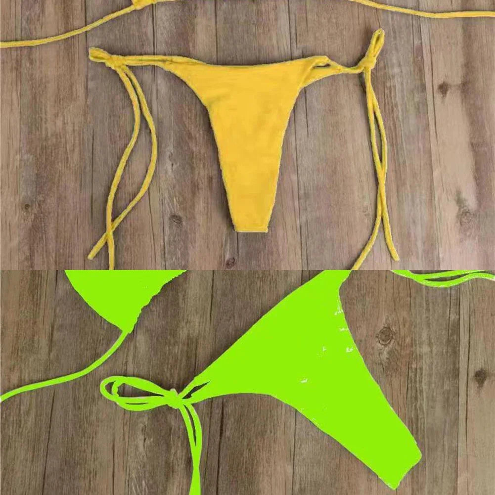 Bandage Style Bikini Brazilian Swimwear Swimwear For Holiday Vacation Holiday Daily Home Club Polyester Fabric