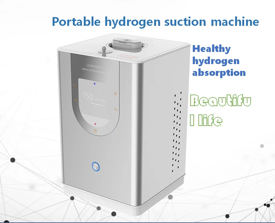 Hydrogen Generator 99.99% High Purity H2 Inhalation Machine 150ml H2+75ml O2 Hydrogen water purifier Ionizer Low Noise SPE/PEM