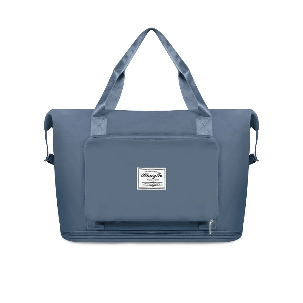 Travel Bag Women Duffle Shoulder Handbag Large Capacity Multifunctional Waterproof Tote For Girls Female Sports Storage Foldable