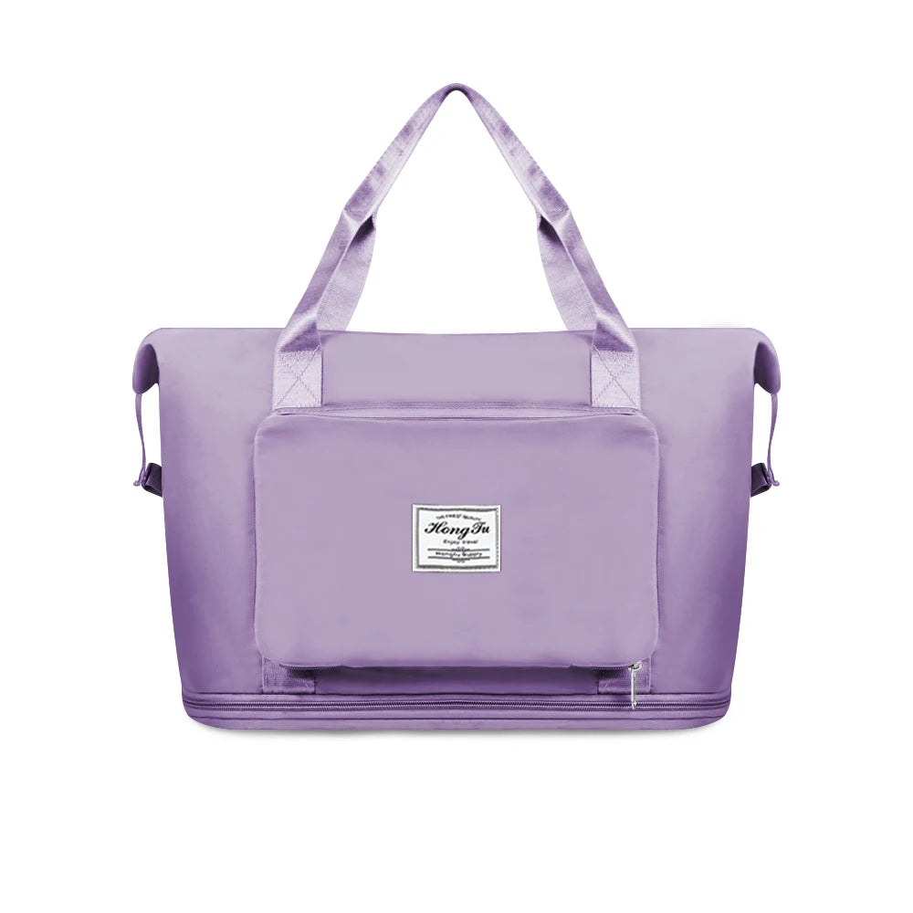 Travel Bag Women Duffle Shoulder Handbag Large Capacity Multifunctional Waterproof Tote For Girls Female Sports Storage Foldable