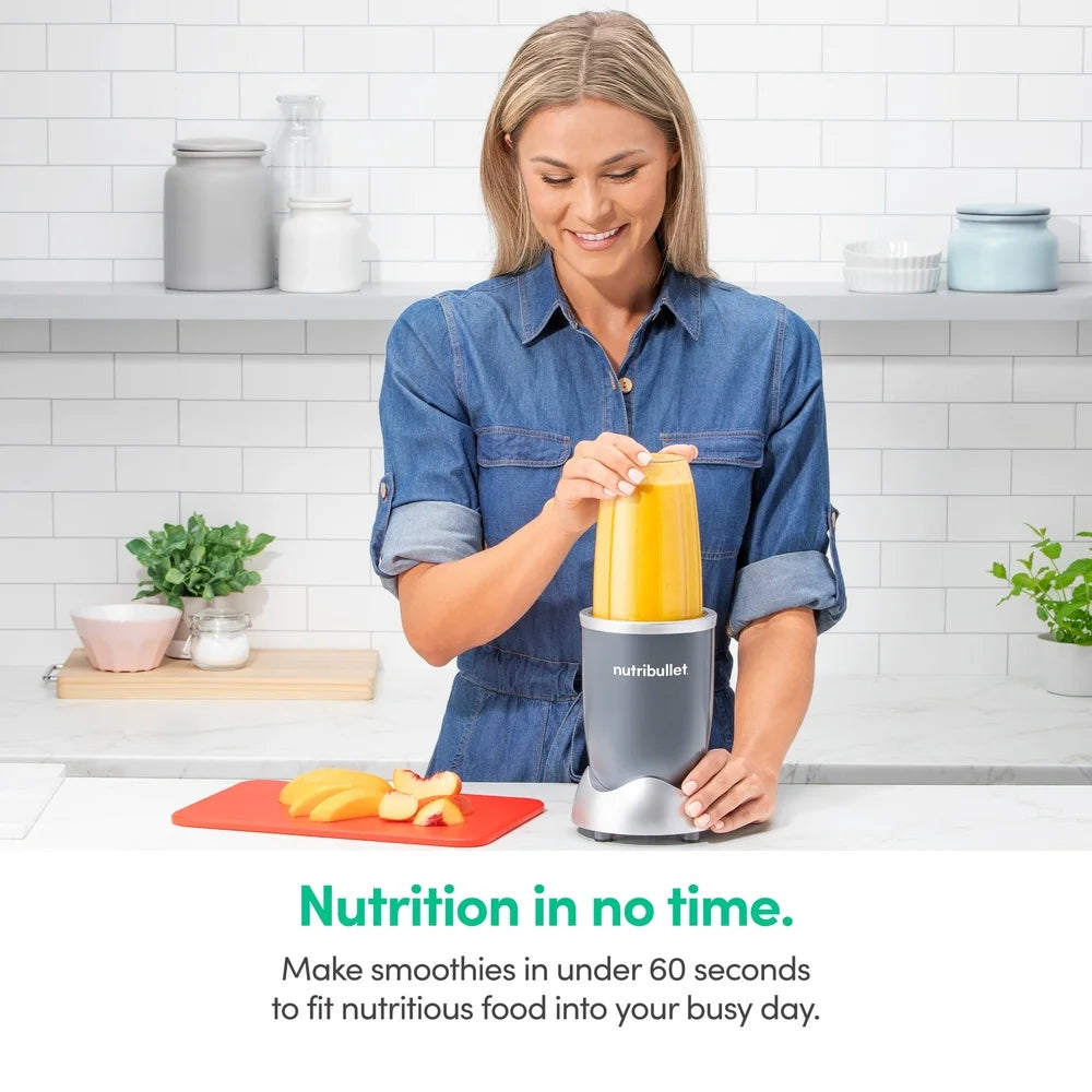 600W Personal Blender 24oz Cup Smoothie Maker Nutrient Extraction Stainless Steel Blade Fast Blending To-Go Lid User Guide