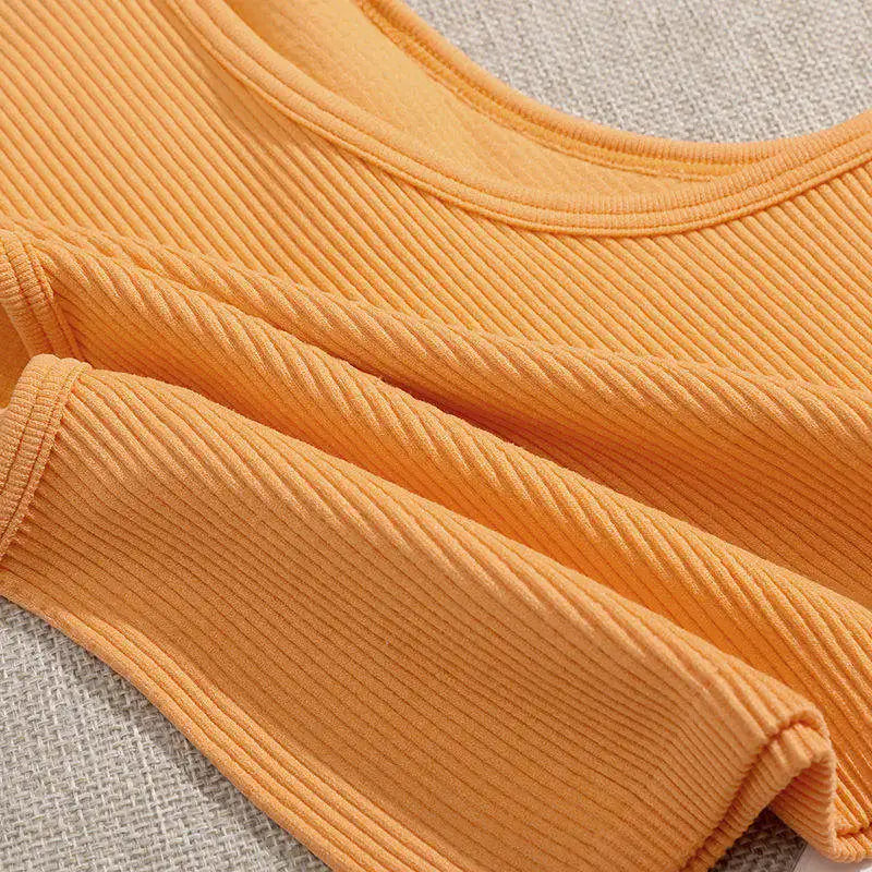 1pcs Solid Sleeveless Women Running Yoga Wear Clothing Slim Fit Quick Drying Ribbed Crop Tank Top