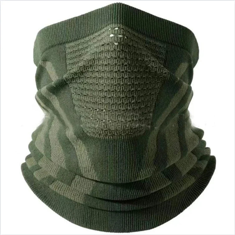 Thermal Face Bandana Mask Cover Neck Warmer Gaiter Bicycle Cycling Ski Tube Scarf Hiking Breathable Masks Print Women Men Winter