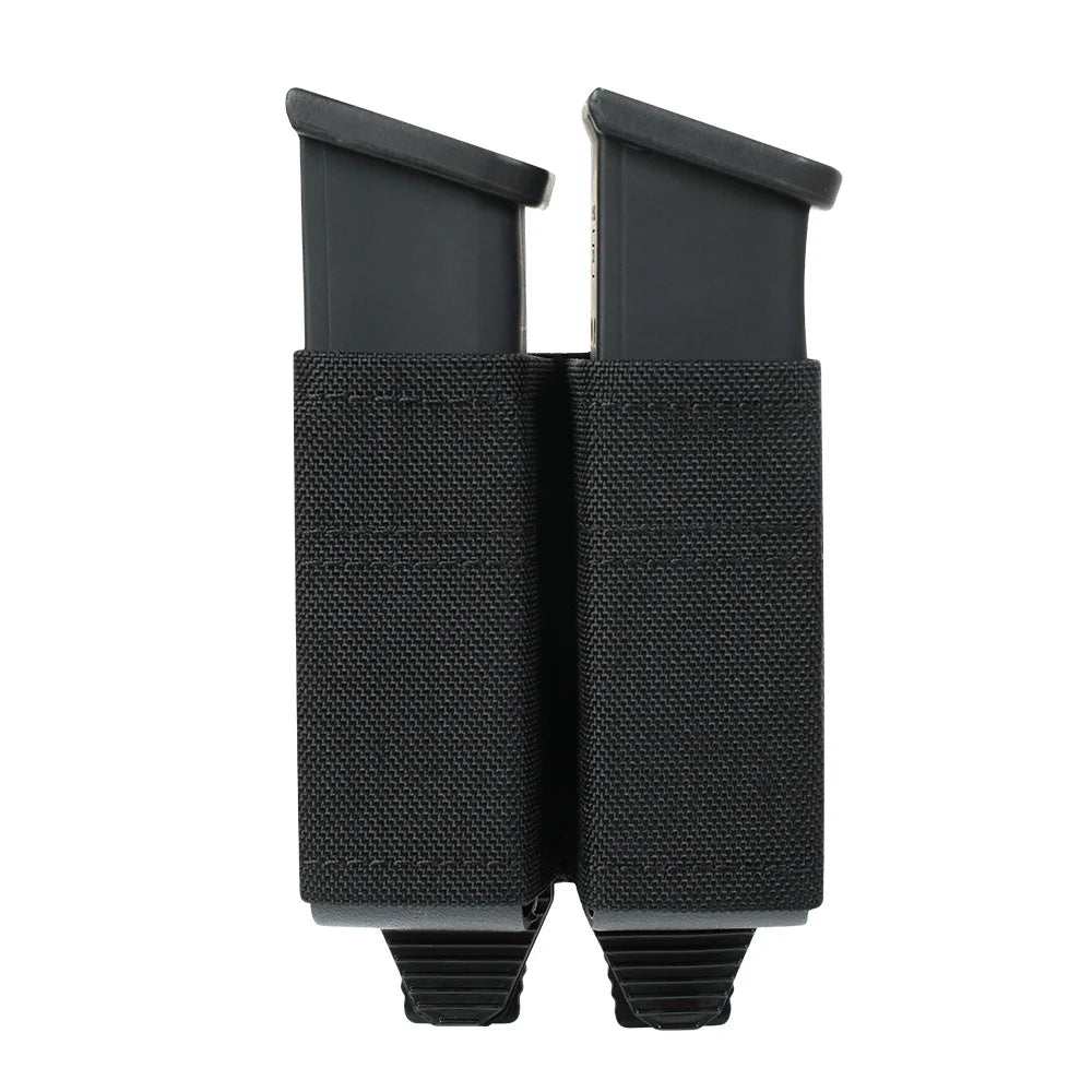 Ophidian MOLLE Mag Pouch FAST 9MM Single/Double Mag Bag Hunting CS Games Air soft Holder With Nylon Support Clip