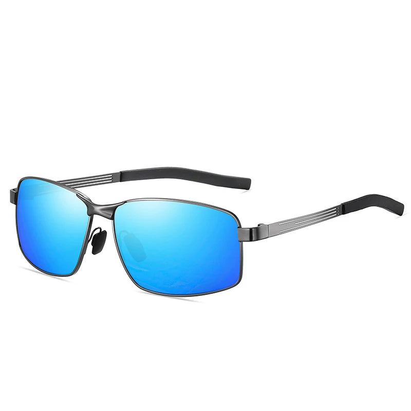 New Mens Polarized Sunglasses Metal Frame Driving Sun Glasses Men Shades Vintage Luxury Brand Designer Night-vision Goggles 2025