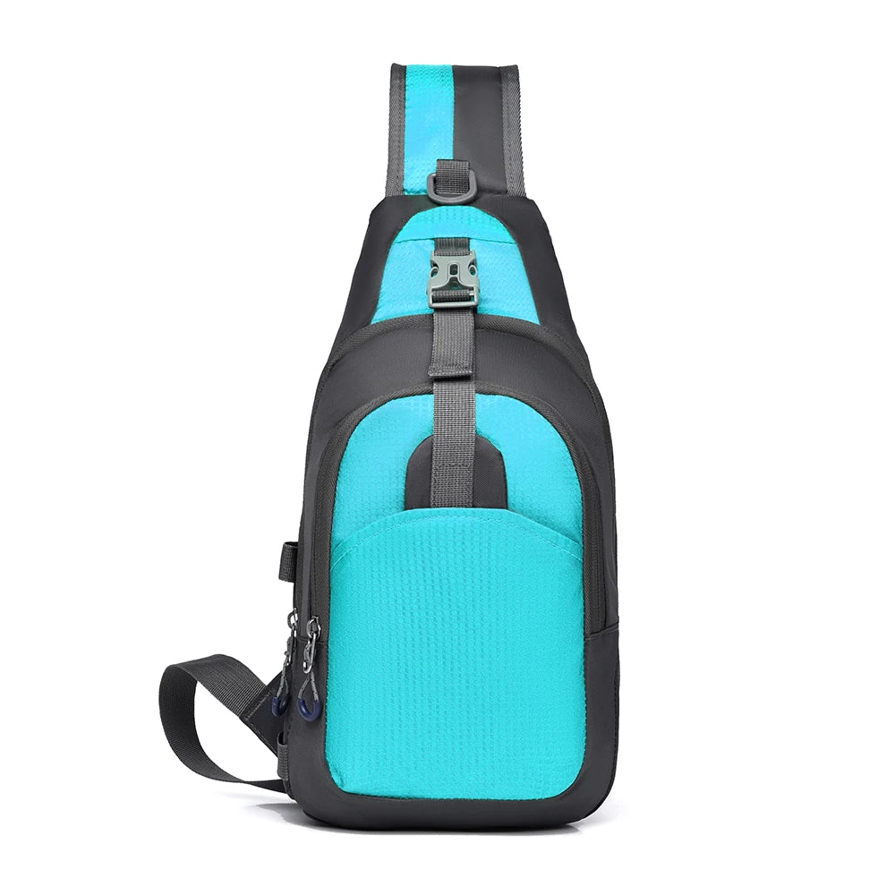 New Men's Shoulder Bag, Large Capacity Comfortable Lightweight Crossbody Bag, Durable Functional Zoning Casual Men's Belt Bag