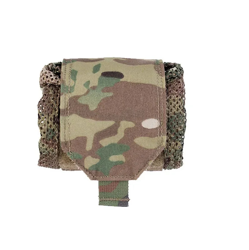 New Roll-Up Mag Mesh Dump Pouch Magazine Mini Foldable Net Pocket EDC Tactical Outdoor Sport Hunting Bags 500D