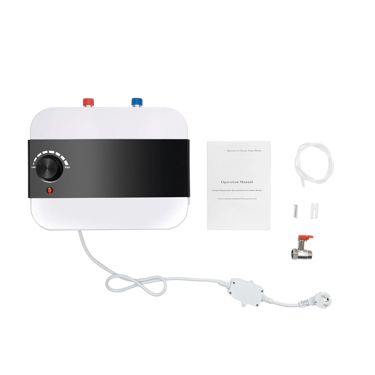 1500W Electric Water Heater 6L Hot Water Storage Continuous Water Heater Boiler