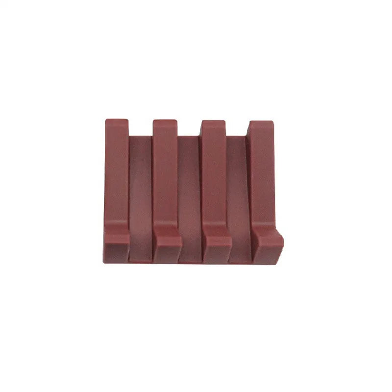 Bathroom Silicone Soap Dish Shower Portable Soap Holder Keeping Soap Dry Easy Clean Sponge Tray Kitchen Accessories
