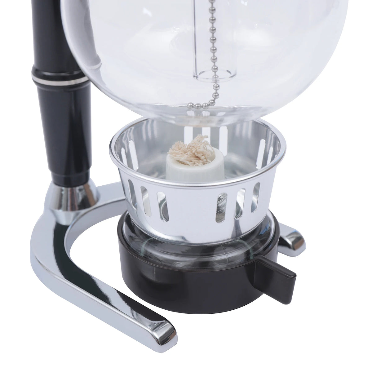 500ml Siphon Coffee Pot, Syphon Coffee Maker, 5-Cup Tabletop Glass Vacuum Siphon Coffee Tea Brewer, Retro-Style Coffee Maker