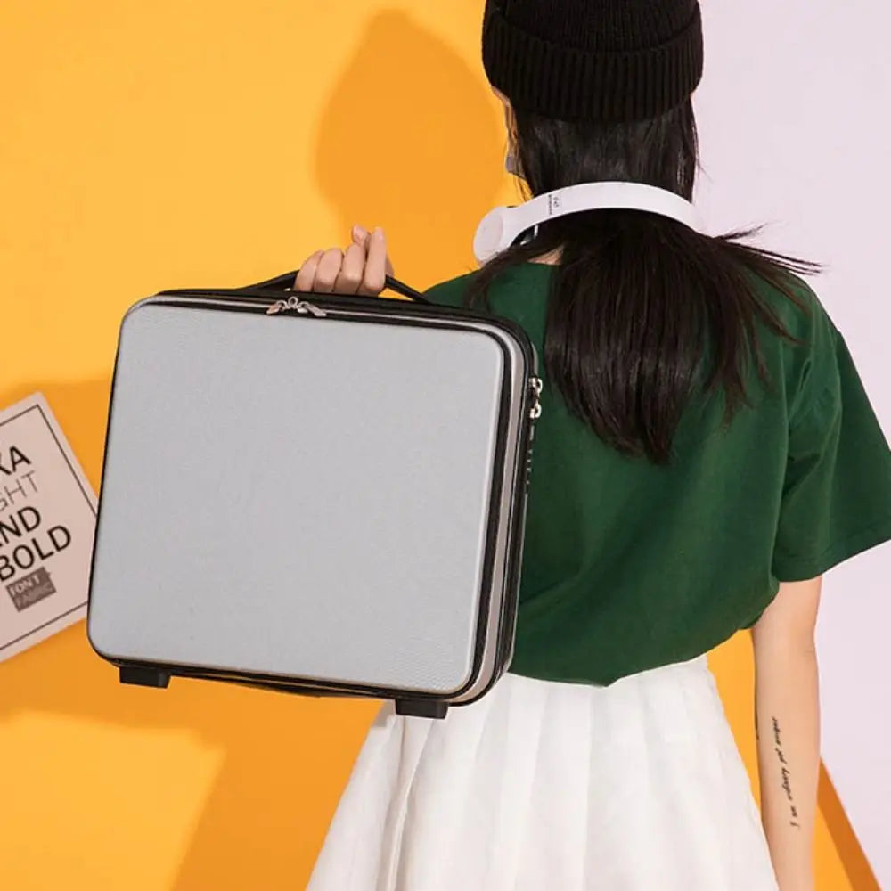16 Inch Mini Travel Suitcase Lightweight Cosmetic Box Hand Luggage Organizer Makeup Case Password Box Portable Boarding Case