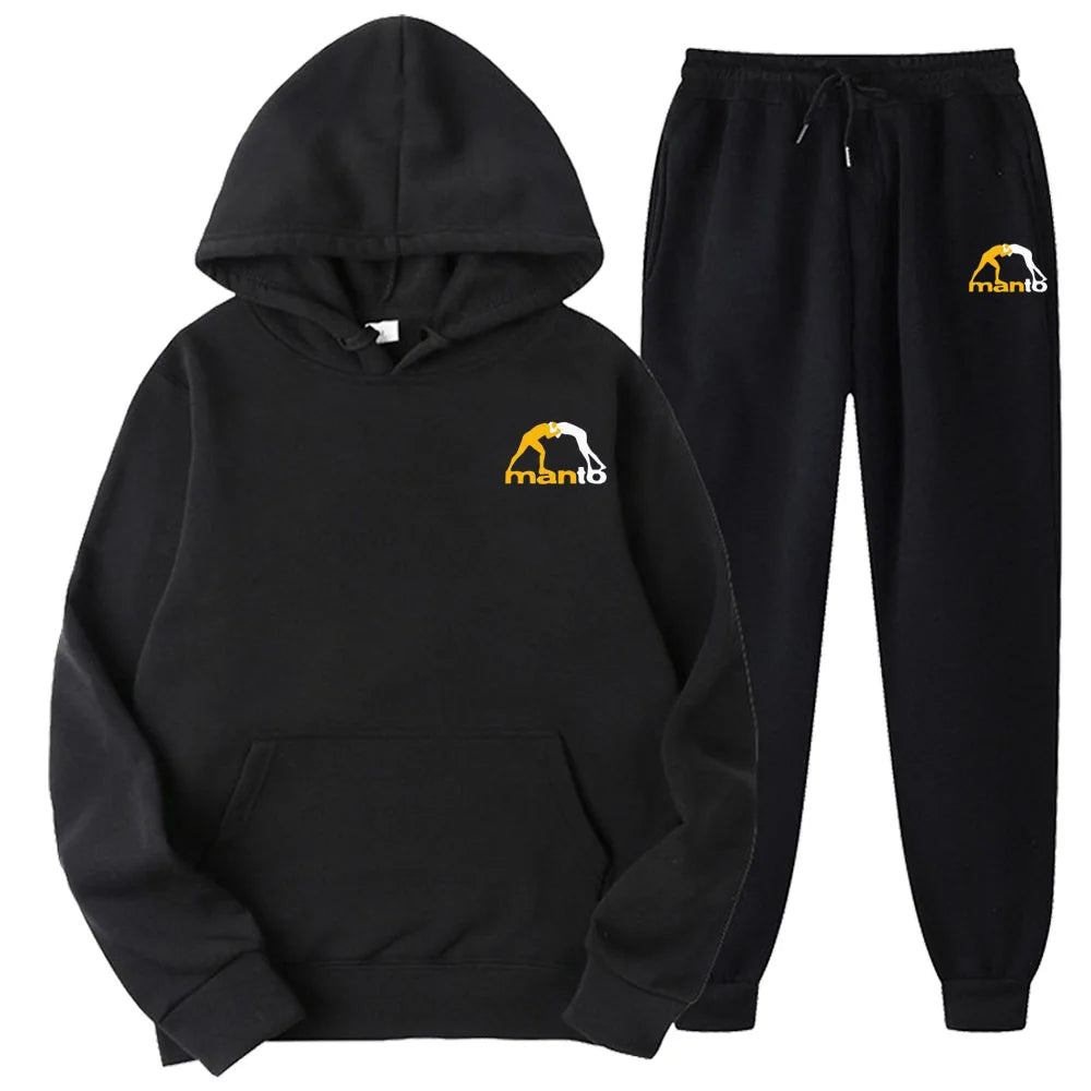 Men's Clothing Fashion Track Suits Sports Wear Jogging Suits Hooded Tracksuit Set Clothes Hoodies+Sweatpants Sweat Suits