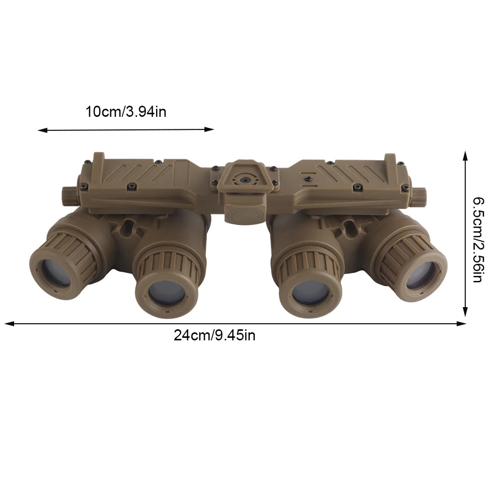 GPNVG 18 Tactical Helmet Binocular Model No Function Military Dummy Binoculars Airsoft Hunting Tactical Binoculars Movies Props