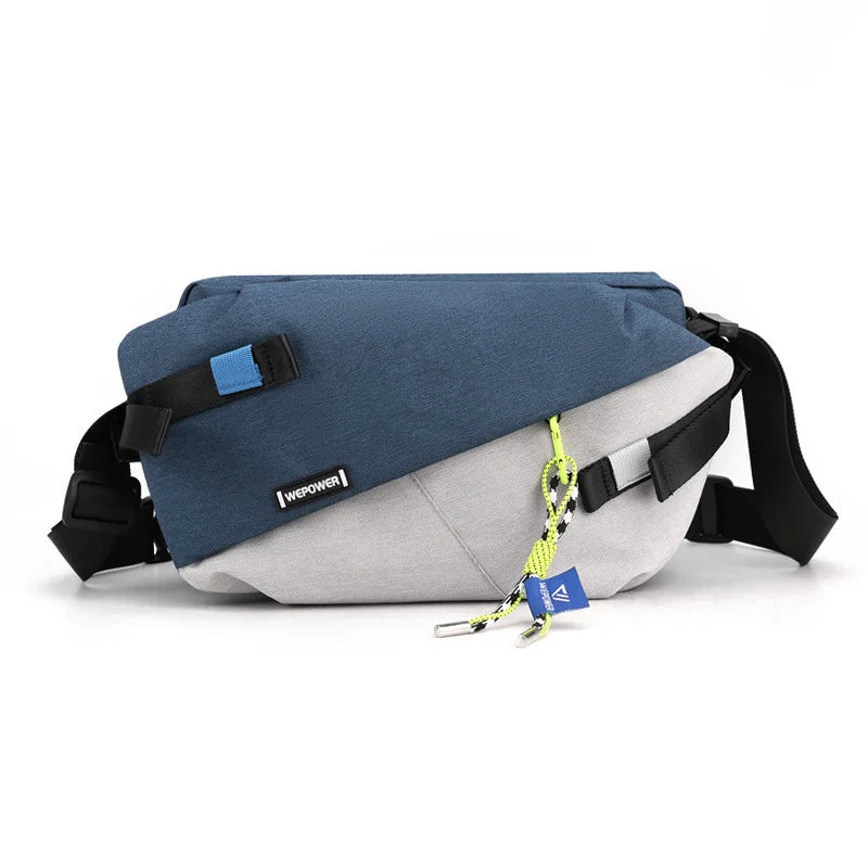 Men's Large Messenger Bag - Adjustable crossbody bag for commuting and riding at the gym, tactical all-round shoulder bag-tan