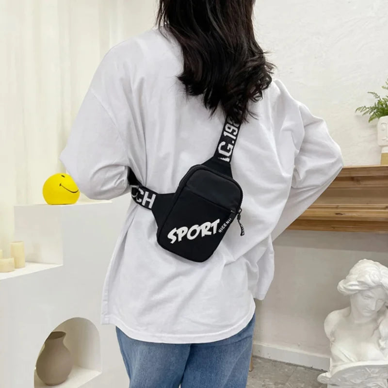 Men's Shoulder Bag INS Trend Waterproof Small Backpack Mobile Phone Man's Messenger Bag Square Bag Crossbody Bags