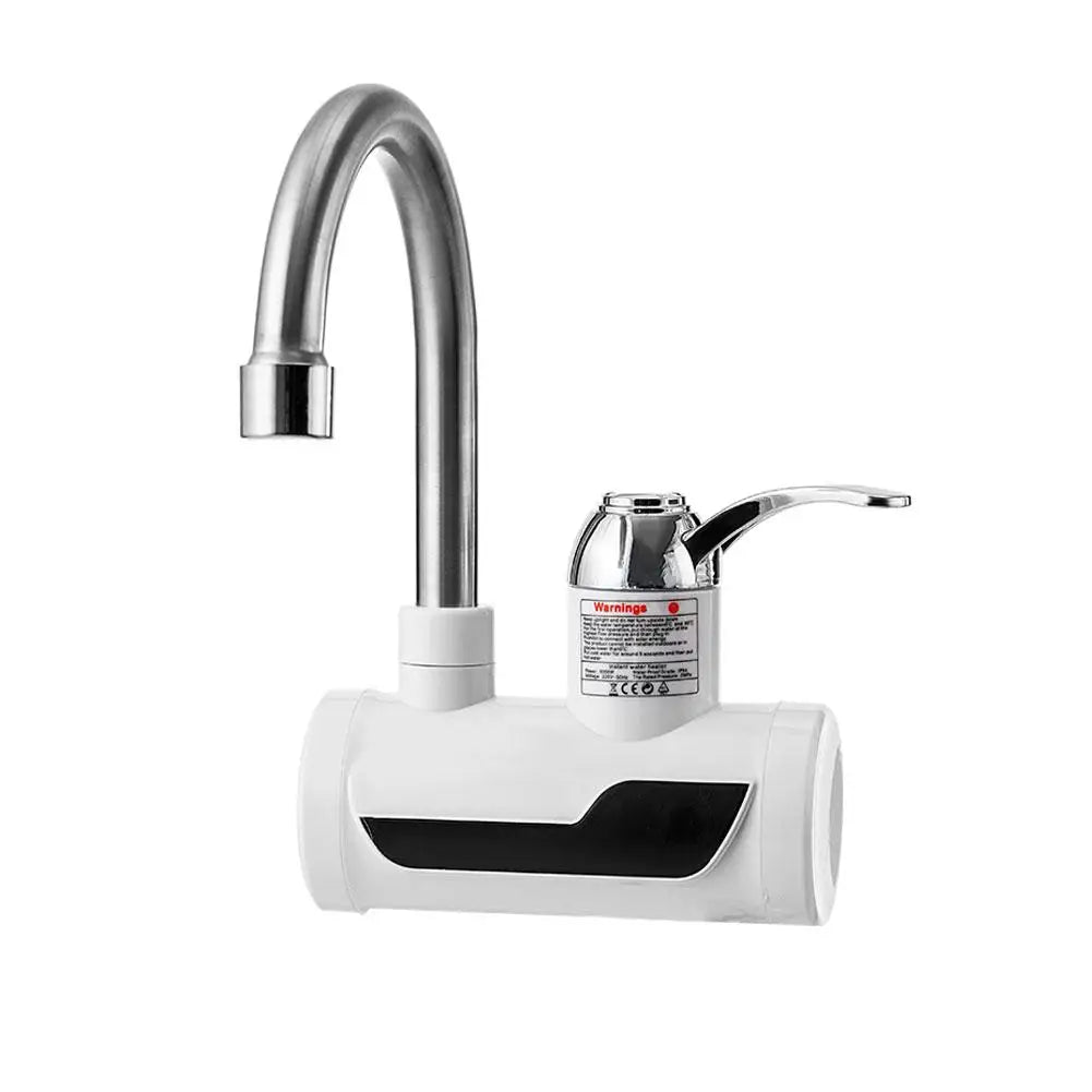 3000W Tankless Instant Water Heater Electric Hot Water Heating Kitchen Display Tap Faucet Temperature With J6X4
