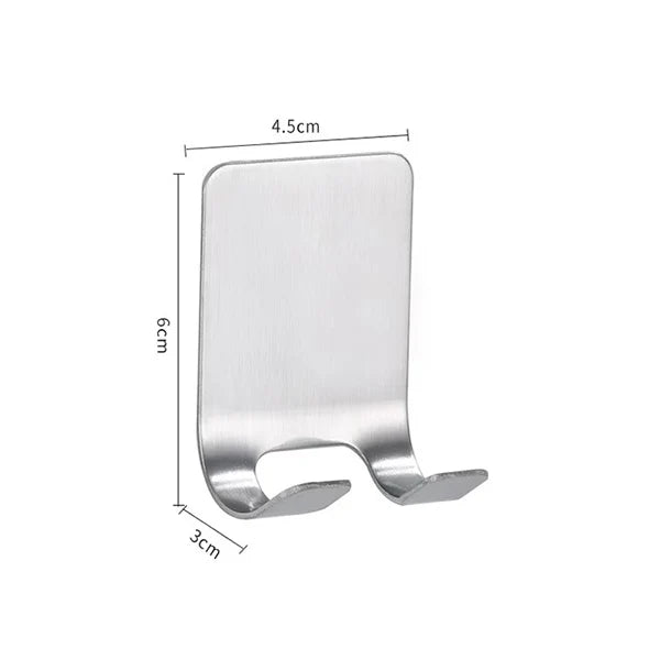 Bathroom 304 Stainless Steel Razor Holder Storage Hook Wall Men Shaving Shaver Shelf Punch Free Razor RackBathroom Accessories