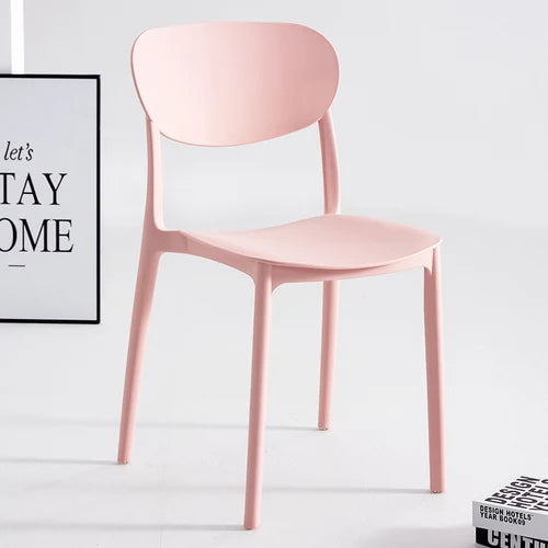 Kitchen Plastic Dining Chairs Nordic Modern European Home Dining Chairs Ultralight Trendy Sillas Comedor Garden Furniture Sets