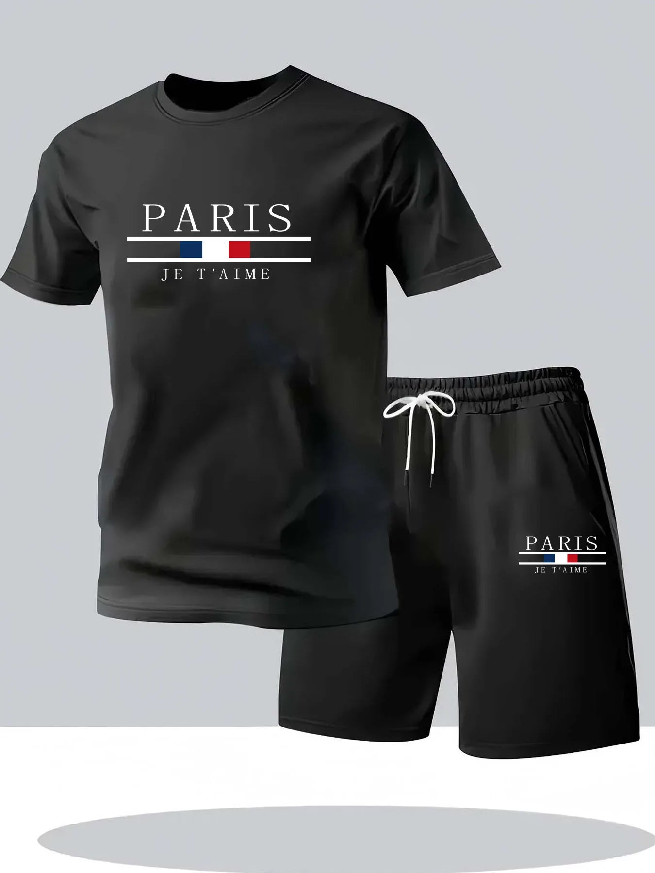 Men Breathable Clothes Workout Fashion Two Piece Sets Sportswear Quick Drying T-shirt Shorts Sets Men's Clothing Tracksuits Sets