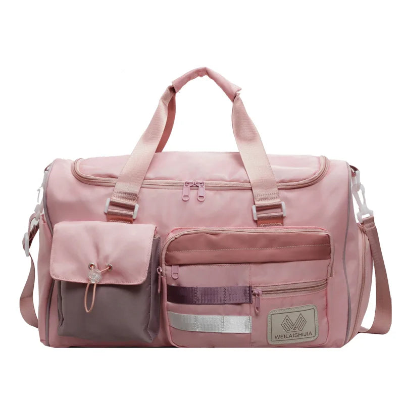 Women Travel Bag Crossbody Shoulder Bags Large Capacity Luggage Storage Duffel Trip Pack Fitness Gym Training Bags Sport Handbag
