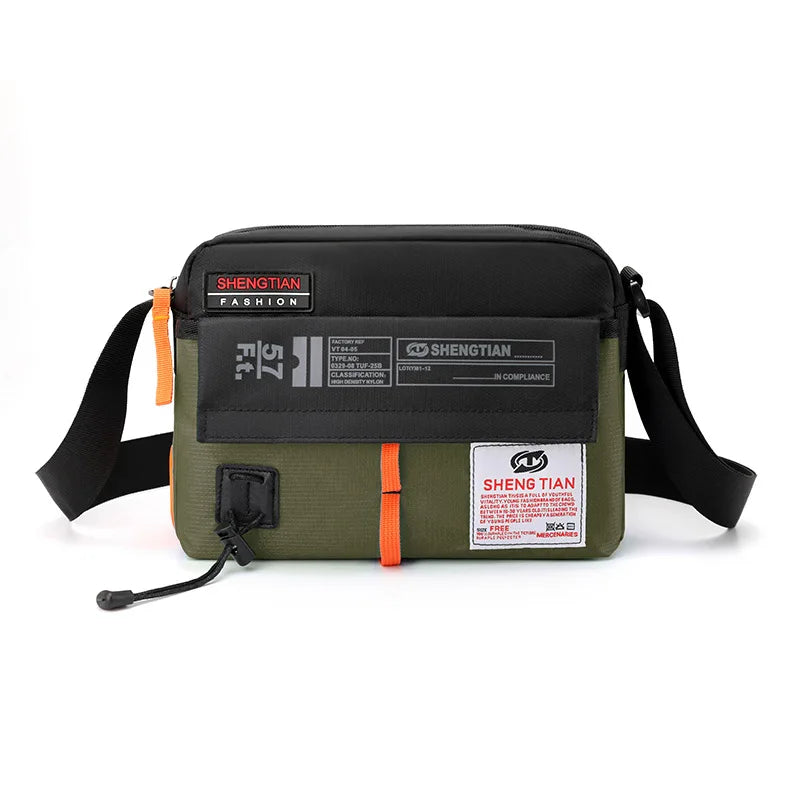 Men's Shoulder Bag New Fashion Sports Leisure Crossbody Lightweight Oxford Leisure Backpack Simple Travel Cross Body Bag