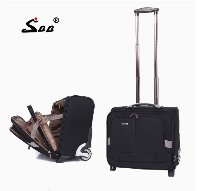 Men boarding case spinner Suitcase Laptop Rolling luggage bag on wheels softside men travel Trolley Bag Travel luggage suitcase