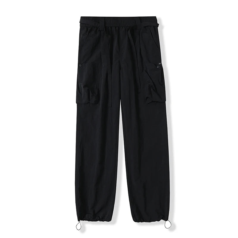 Hiking Pants Men Spring Summer Waterproof Lightweight Quick Dry Breathable Cargo Pants with Multi-Pockets Cooling Thin Trousers
