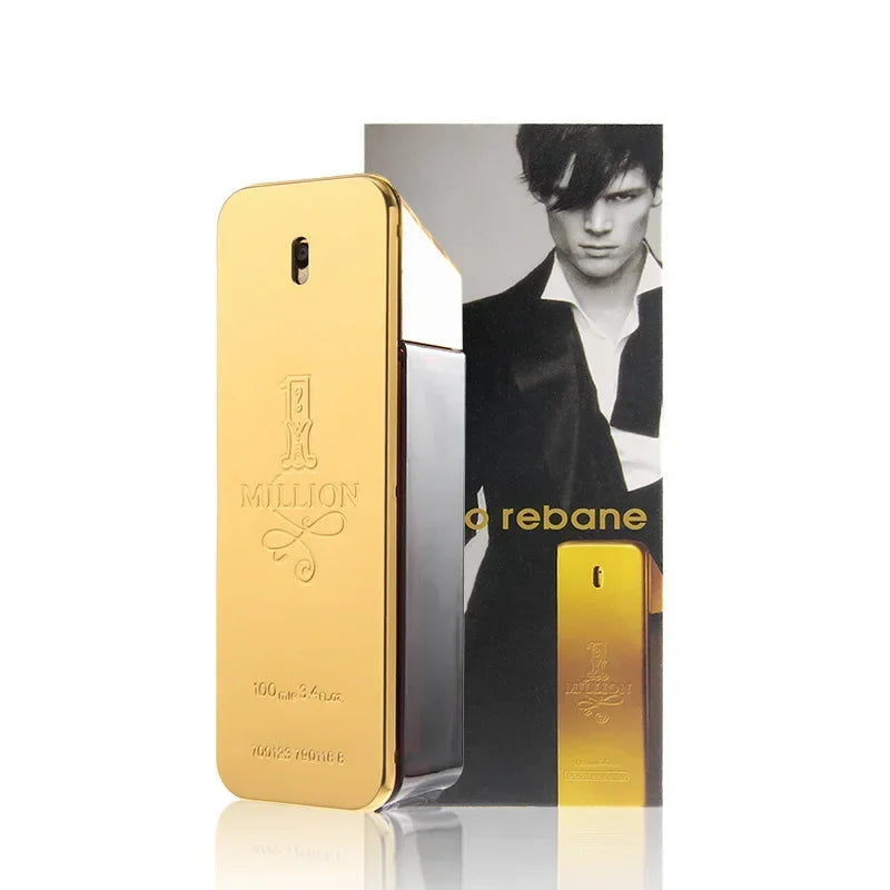 100ML Million Gold Men's Perfume Long Lasting Strong Men's Strong Spicy Pheromone Cologne Body Spray Perfumes Parfum Homme