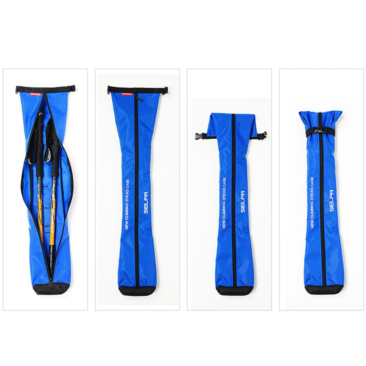 Outdoor Hiking Poles Backpack Crutches Storage Bag Portable Folding Hiking Poles Bag