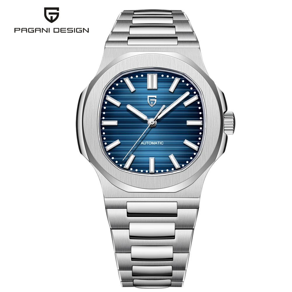 PAGANI DESIGN Top Luxury Automatic Watch For Men Mechanical Watches Men Sports Waterproof Sapphire Stainless Steel Reloj Hombre