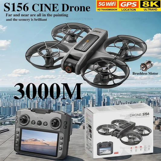 S156 RC Drone 2.4G 5G GPS Professional 8K HD Aerial Photography Remote Control Aircraft HD Dual Camera Quadcopter boy Toys Gifts