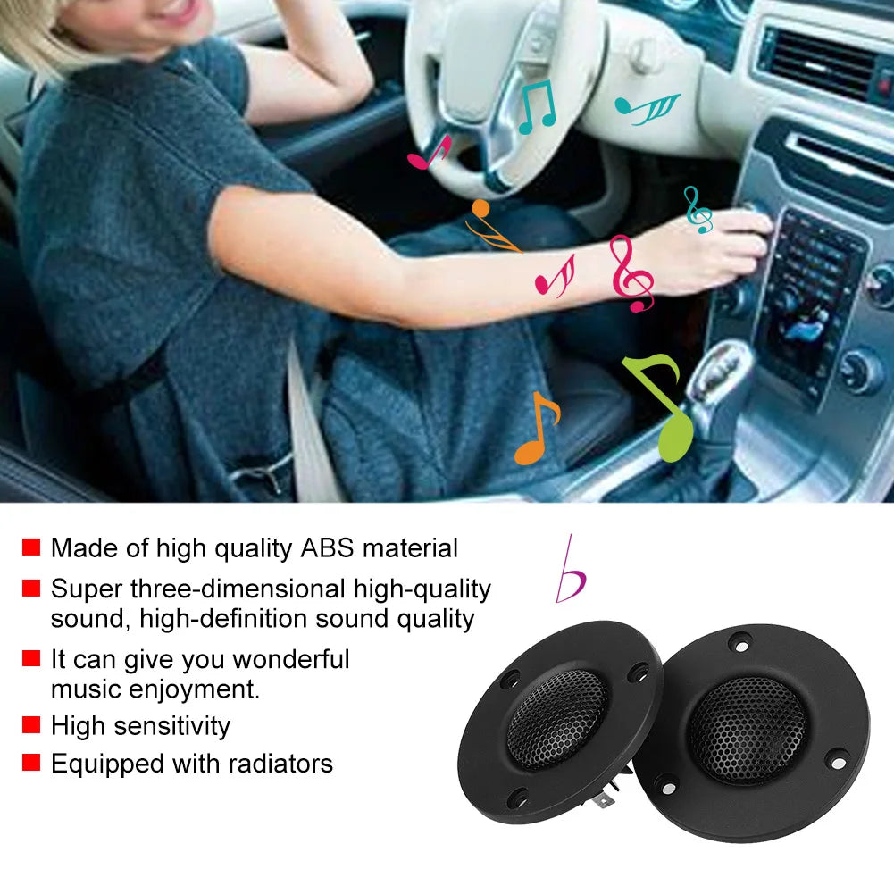 Dome Speaker 25- 25W B7 Pure Silk Film Magnet Dome Tweeter Treble Speaker Loudspeaker Diaphragm Dome Tweeter Speaker