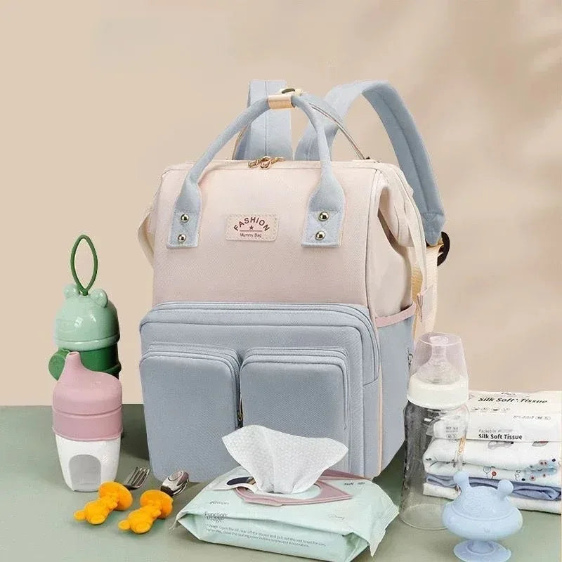 Baby Bag Women's Backpack for Outings Travel Backpack Waterproof Portable Mother and Multifunctional Large-capacity Mommy Bags