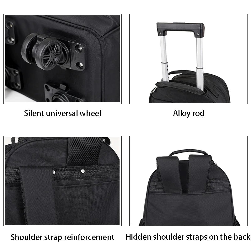 Travel luggage, universal wheels, travel trolley bag, business computer bag, large capacity multifunctional backpack
