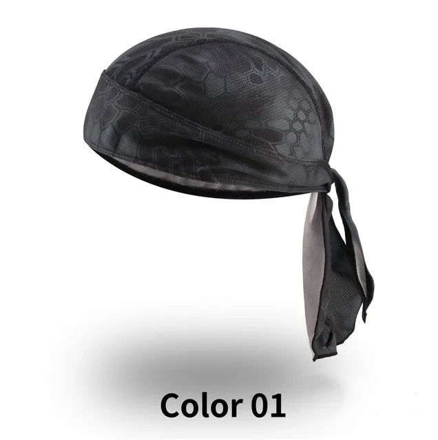 Summer Headband Men Printed Headscarf Fishing Cycling Cap Sun Protection Camouflage Women Running Hood Hiking Sport Bandana