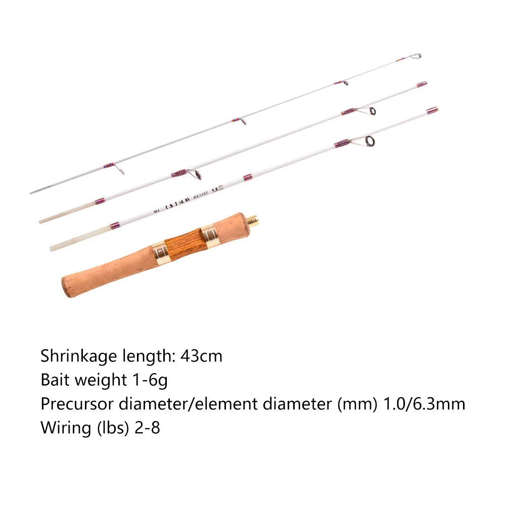 Soft Telescopic Fishing Rod Rotatable Fishing Pole Telescopic Portable Ultra-light Outdoor Accessories for Stream Freshwater