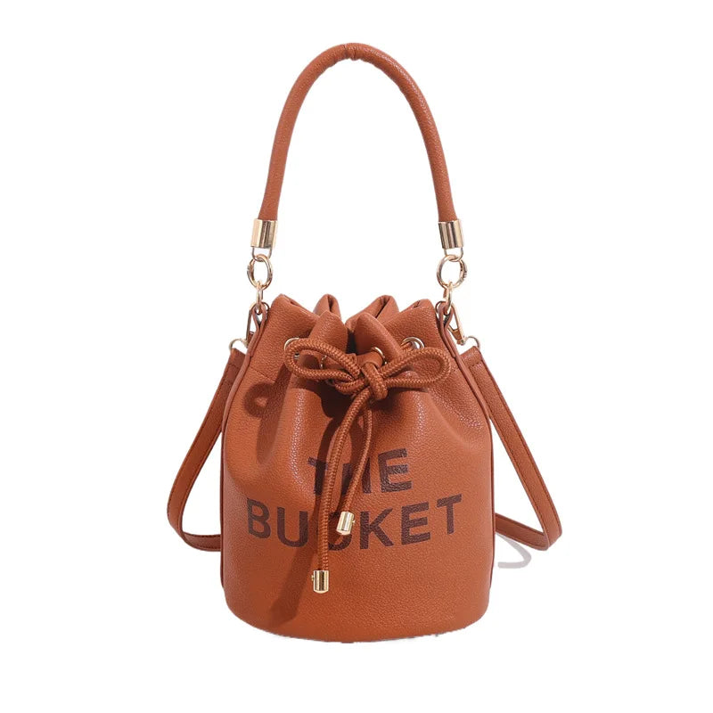 Women's Bag Portable Retro Women's Bag European And American Fashion Multifunctional Bag Women's New Bucket Shoulder Diagonal