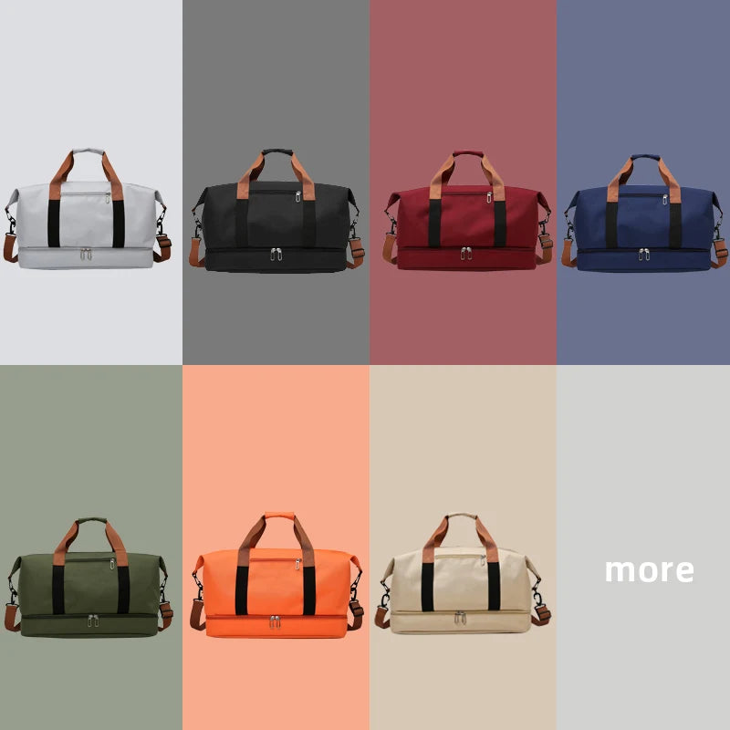 Custom logo Unisex Gym Duffle Bags for Men Large Capacity Luggage Travel Duffel Bags Travel Bags Men