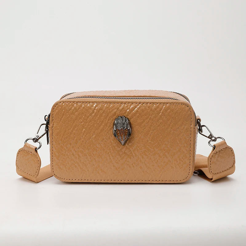 Women's Crossbody Bag Fashionable and Functional, Genuine Leather, Famous Designer Elegant Detail