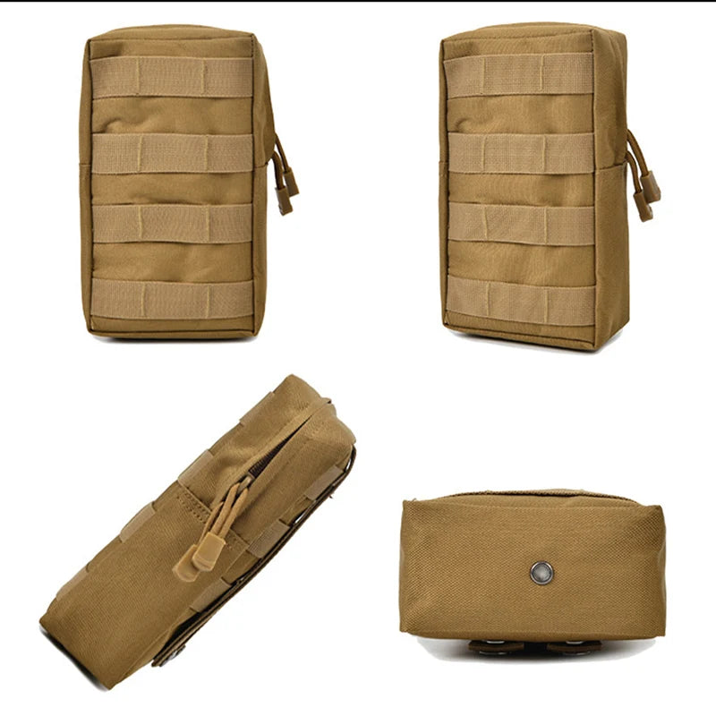 Outdoor Tactical Molle Pouch Waterproof Nylon Multi Purpose Small Tactical Pack Universal Hunting Camping Bag Outdoor Equip