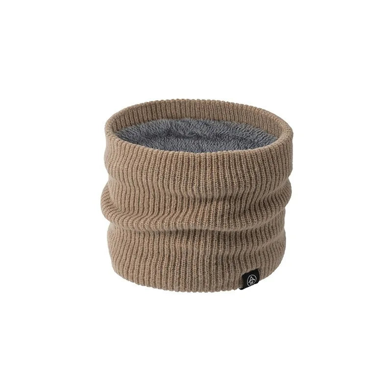Outdoor Cycling Face Cover Unisex Fleece Lined Thickened Neck Gaiter for Winter Versatile Knitted Neck Warmer WBr01