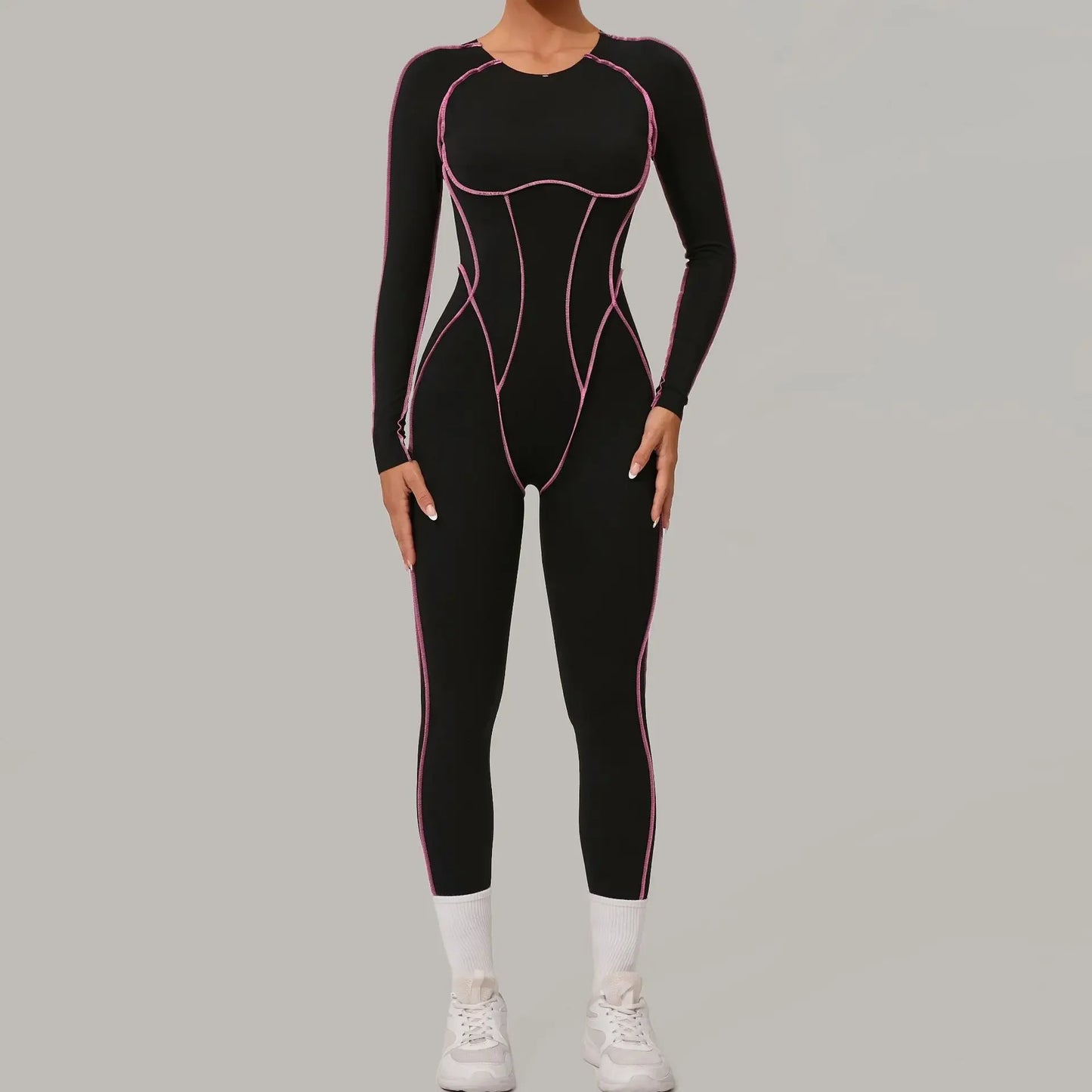 Seamless Yoga Jumpsuit Sports Fitness Peach Hip Tights Backless High-intensity One-piece Workout Clothing Gym Bodysuit for Women