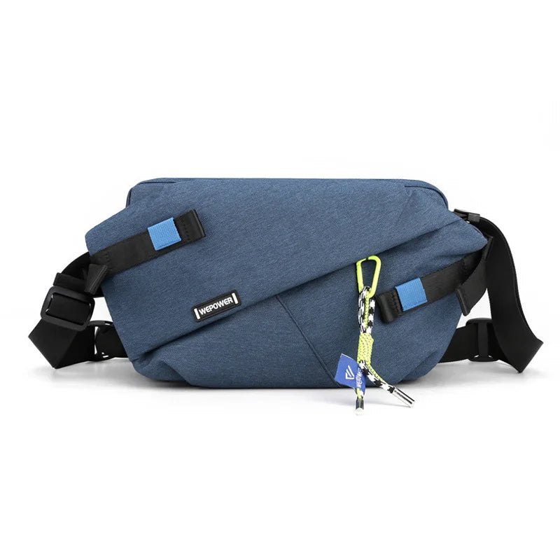 Men's Large Messenger Bag - Adjustable crossbody bag for commuting and riding at the gym, tactical all-round shoulder bag-tan