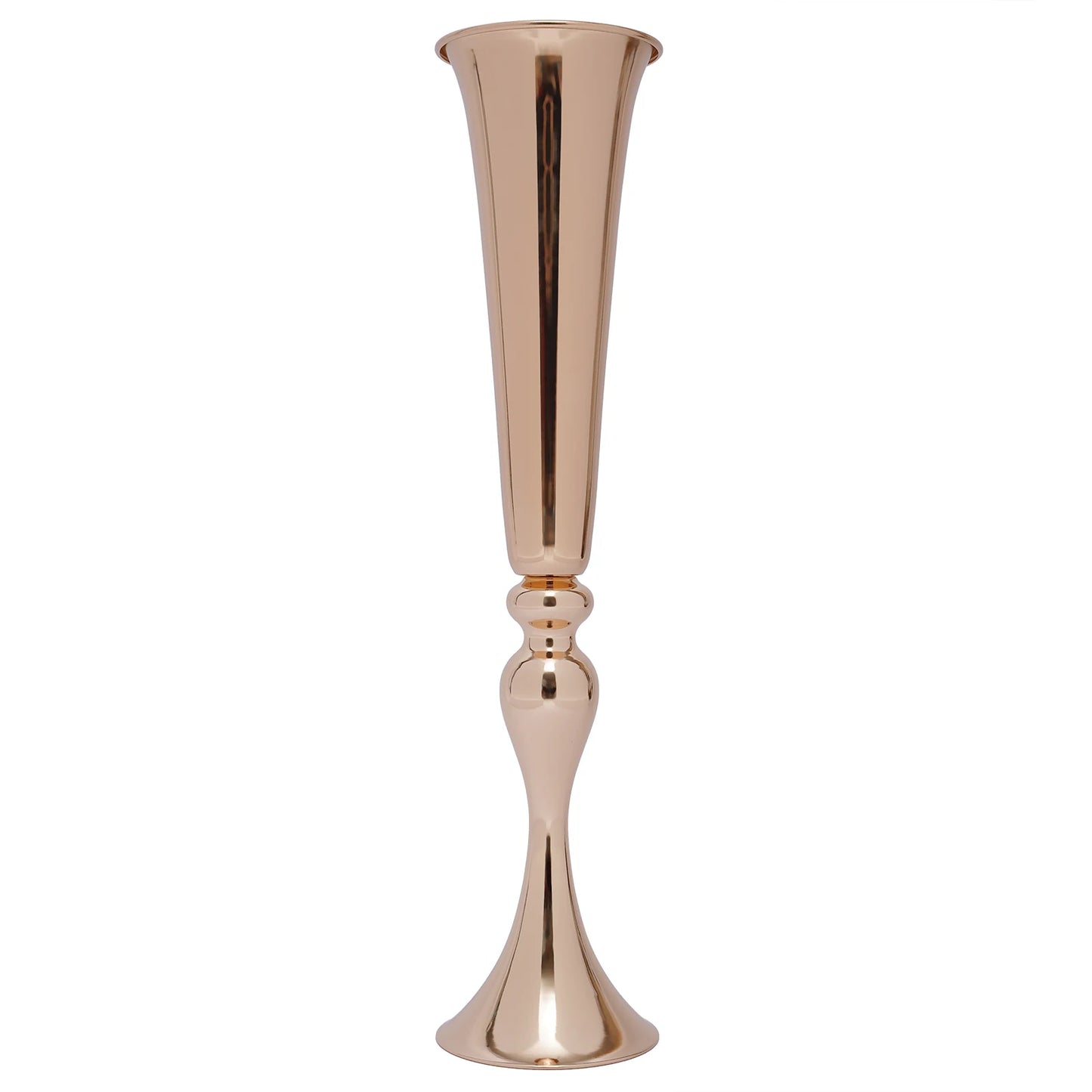 6 PCS Gold Trumpet Vases Wedding Party Props Centerpieces Flower Stand Candle Holder Centerpieces for Table Wedding