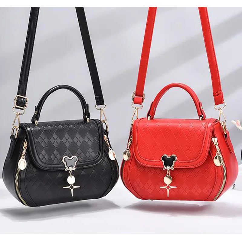 Women tote handbag bag for women shoulder bag sac a main femme luxury designer Genuine leather women's bag Bow Bucket bag