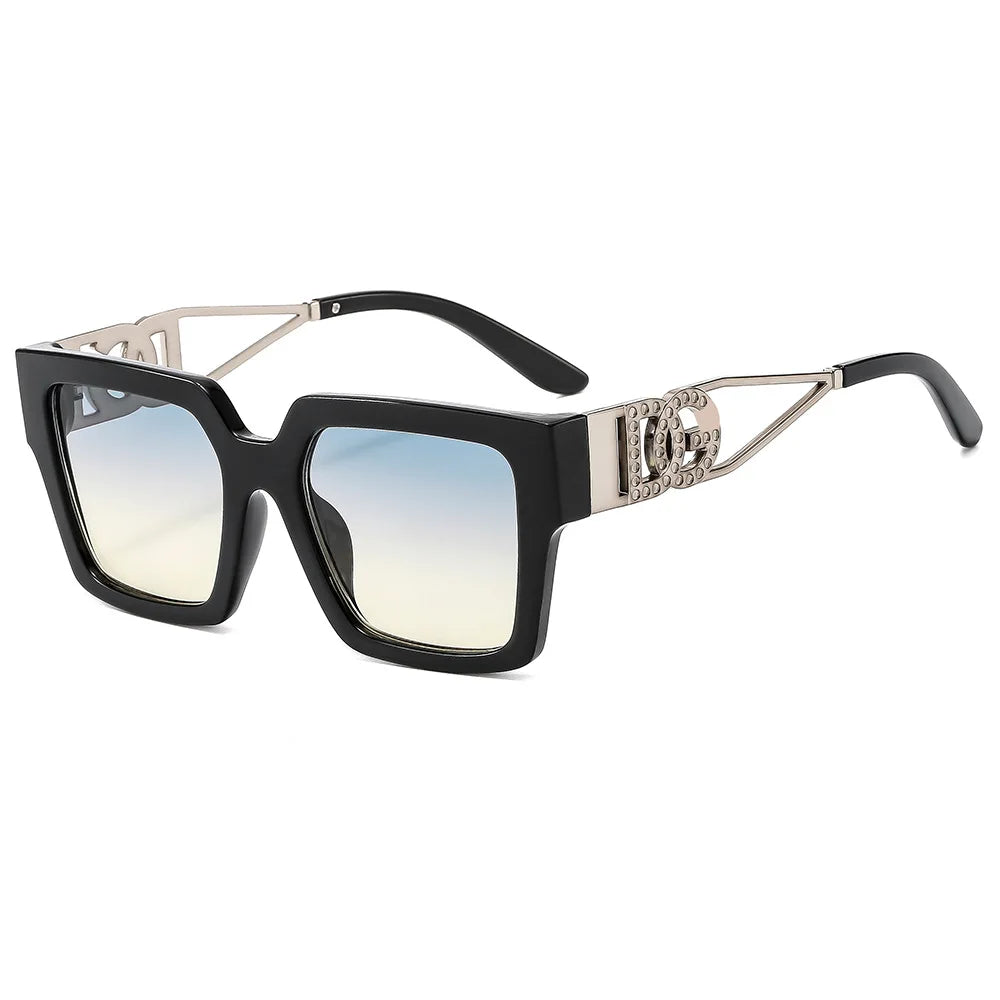 Men's D Sunglasses Women Men Luxury Brand High Quality Square Sun Glasses Ladies Unisex UV400 Vintage Glasses Eyewear 2025
