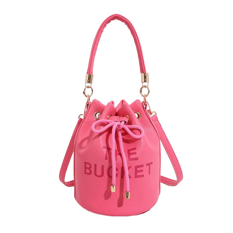 Women's Bag Portable Retro Women's Bag European And American Fashion Multifunctional Bag Women's New Bucket Shoulder Diagonal